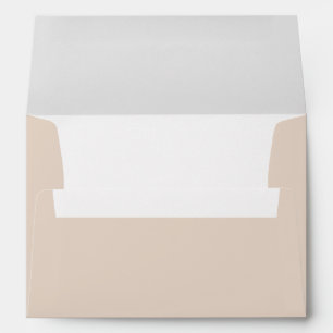 Elegant Champagne-Colored Envelope for Wedding Sta
