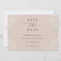 Elegant Champagne Tan Wedding Vintage