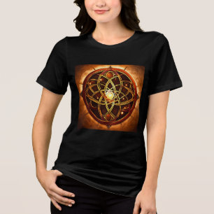 Elegant Chandelier Design - Symbol of Luxury Tri-Blend Shirt