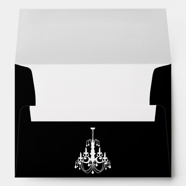 Elegant Chandelier Envelope (Back (Bottom))
