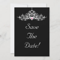 Elegant Chandelier Save The Date Wedding