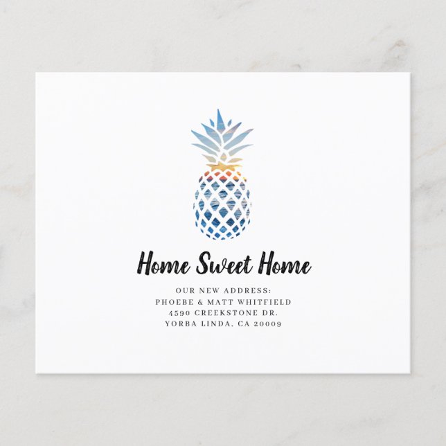 Elegant Change of Address Moving Announcement  (Front)