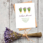 Elegant Change of address  | Moving Announcement Postcard<br><div class="desc">Elegant Lavender | Moving Announcement . This is a template ready for you to add your details to .</div>