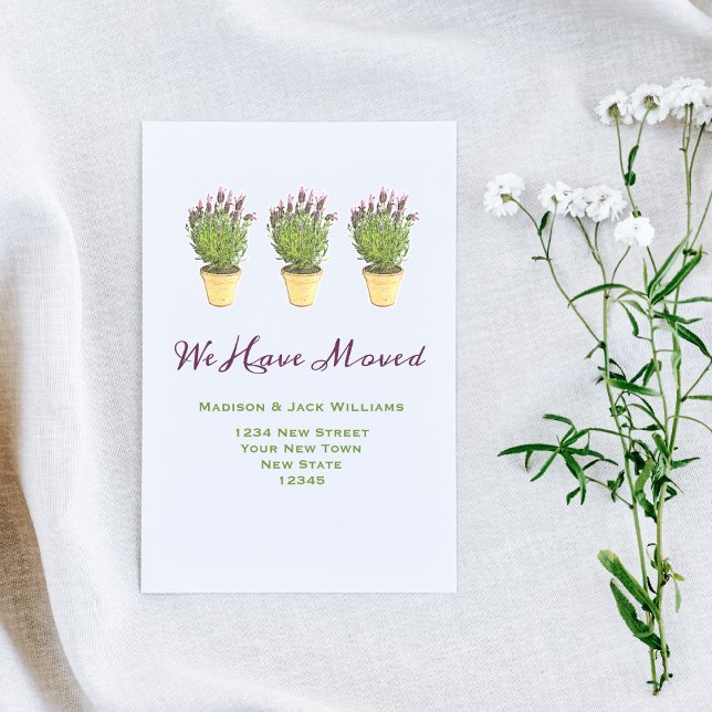 Elegant Change of address  | Moving Announcement Postcard (Creator Uploaded)