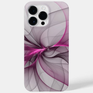 Elegant Chaos Modern Abstract Pink Fractal Art Case-Mate iPhone 14 Pro Max Case