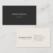 Elegant Charcoal Black Ivory Entrepreneur