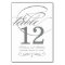 Elegant Charcoal Calligraphy Monogram Wedding