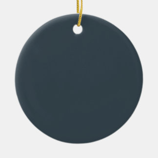 Elegant Charcoal Grey Midnight Ceramic Tree Decoration