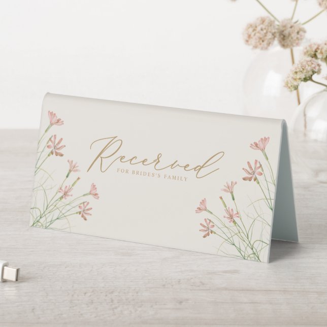 Elegant Charm Creamy Wild Flower Wedding Seating (In SItu (Table))