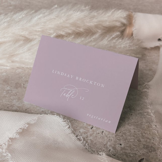 Elegant Charm Pink Guest Name Wedding Place Cards (Creator Uploaded)