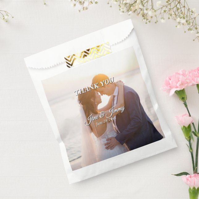 Elegant Charming Romantic Wedding Invitation  Favour Bags (Sealed)