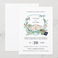 Elegant Chateau Manor | Travel Wedding Crest