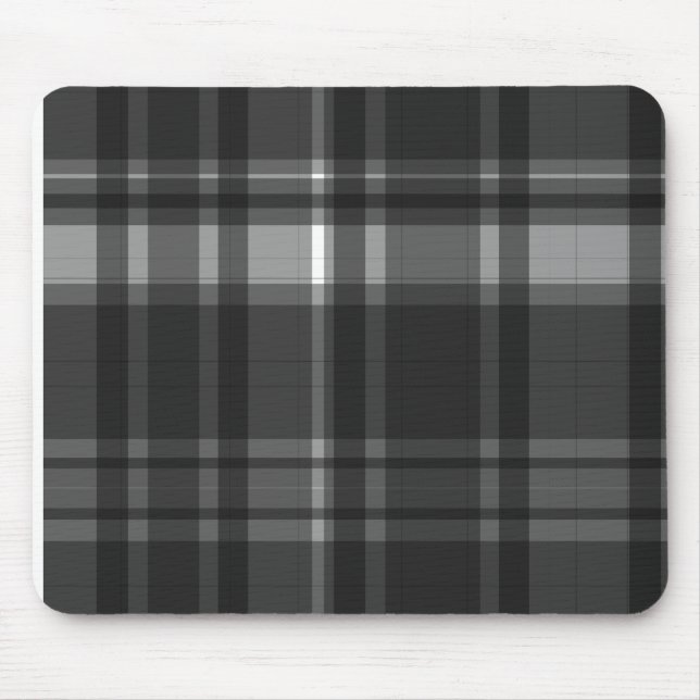 Elegant checked pattern design mouse mat (Front)