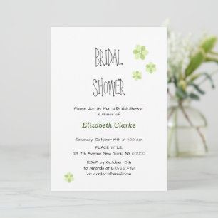 Elegant Cheerful Bridal Shower Invitation