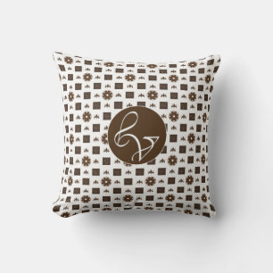 Elegant Chequered Pattern  Cushion