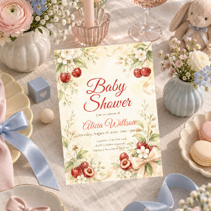 Elegant Cherry Blossom Baby Shower Invitation
