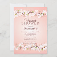 Elegant Cherry Blossom Bridal Shower