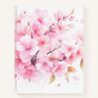 Elegant Cherry Blossom Note Notebook