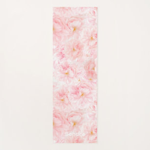 Elegant Cherry Blossom Pattern Design Yoga Mat