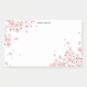 Elegant Cherry Blossom Personalized Post-It® Notes