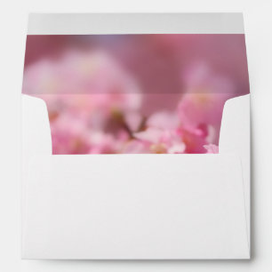 Elegant Cherry Blossom Sakura Floral Pink Envelope