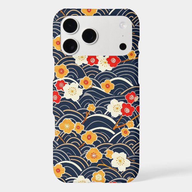 Elegant Cherry Blossom Seamless Pattern (12) (Back)