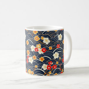 Elegant Cherry Blossom Seamless Pattern (12) Coffee Mug