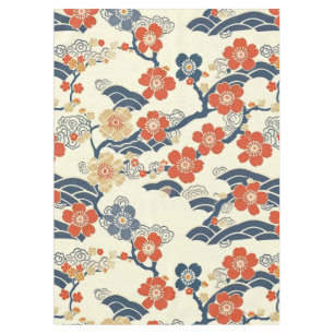 Elegant Cherry Blossom Seamless Pattern (14) Tablecloth