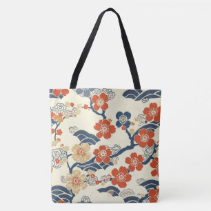 Elegant Cherry Blossom Seamless Pattern (14) Tote Bag