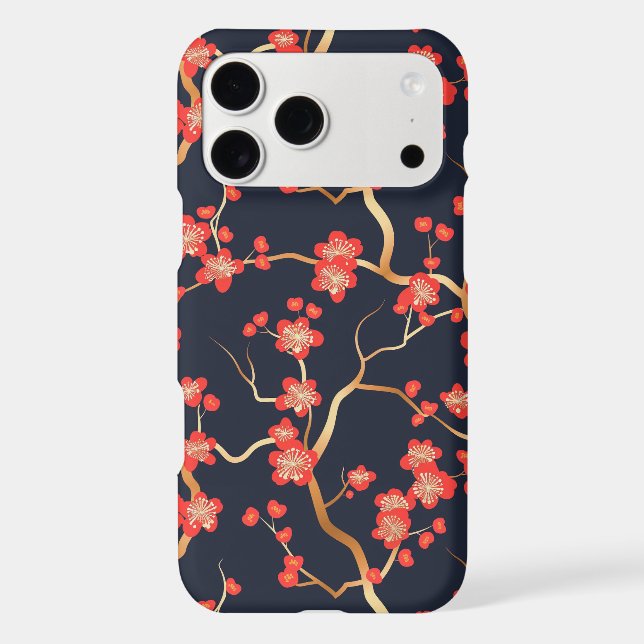 Elegant Cherry Blossom Seamless Pattern (3) (Back)