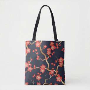 Elegant Cherry Blossom Seamless Pattern (3) Tote Bag