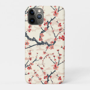 Elegant Cherry Blossom Seamless Pattern (5) iPhone 11 Pro Case