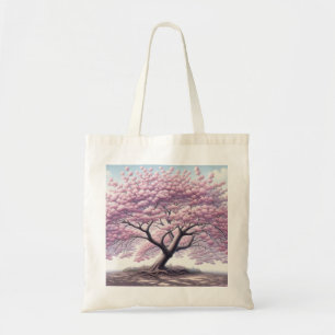 Elegant Cherry Blossom Tote Bag
