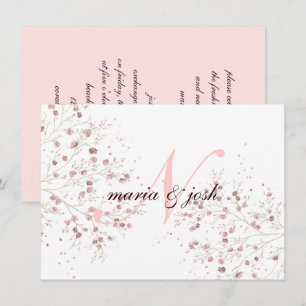 Elegant Cherry Blossom, Wedding Invitation