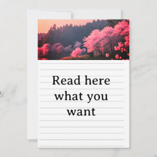 Elegant Cherry Blossom Wedding Invitation - Romant