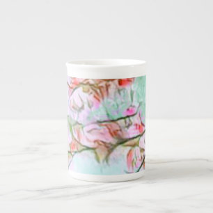  Elegant Cherry Blossoms Speciality Bone China Mug