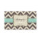 Elegant Chevron Modern Brown, Green and Beige