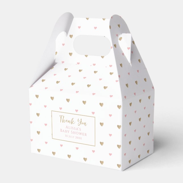 Elegant Chic Baby Shower Favour Box (Front Side)