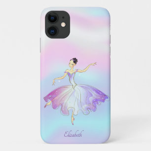 Elegant Chic Ballerina Rainbow Holographic iPhone 11 Case