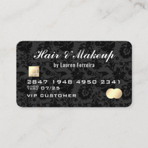 Elegant Chic Beauty Professional Faux Credit Card