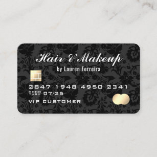 Elegant Chic Beauty Professional Faux Credit Card