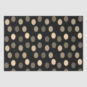 Elegant Chic Black Gold Grey Minimalist Geometric Tissue Paper