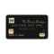 Elegant Chic Black Gold Luxury Credit Card Logo