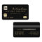 Elegant Chic Black Gold Luxury Credit Card Logo