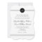 Elegant Chic Black White Monogram Wedding Invite