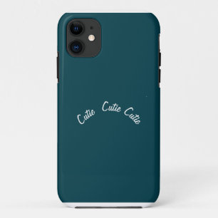 Elegant Chic Blue Teal iPhone 11 Case