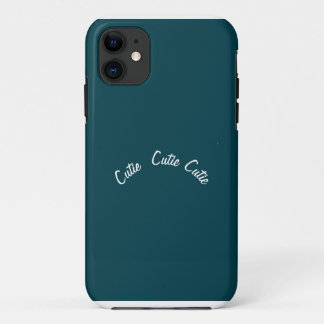 Elegant Chic Blue Teal iPhone 11 Case