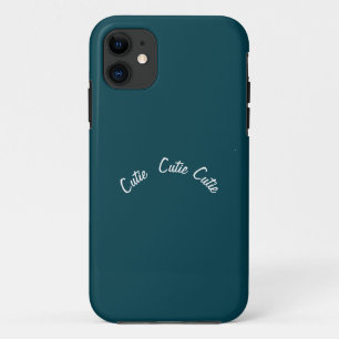 Elegant Chic Blue Teal iPhone 11 Case