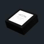 Elegant & Chic botanical crest monogram wedding Gift Box<br><div class="desc">Keep your drinks cool in style with our Elegant & Chic Botanical Crest Monogram Wedding gifts box,  Perfect for a sophisticated celebration,  this gifts box features a beautifully designed botanical crest adorned with your custom monogram,  adding a personal touch to your wedding day.</div>