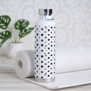 Elegant Chic Cat Patterns Water Bottle